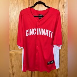 Johnny Bench #5 Reds Cooperstown Jersey 2XL
